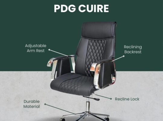 Chaise de bureau PDG cuire