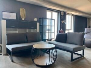 Ensemble fauteuil pour bureau plus table basse