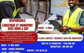 Formation pratique en responsable logistique