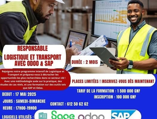 Formation pratique en responsable logistique