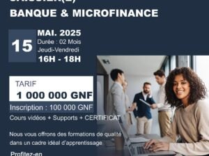 Caissière Banque et Microfinance