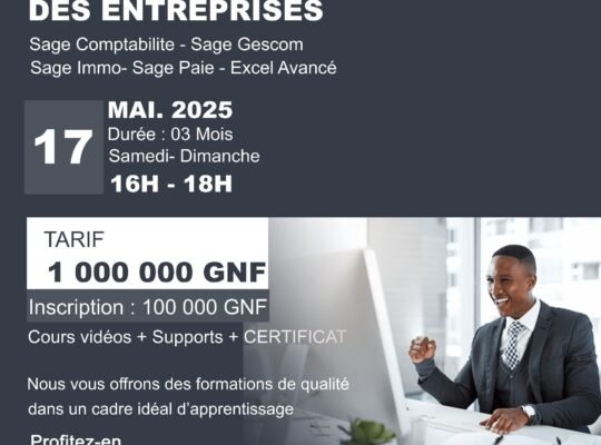 Formation En Comptabilité des Entreprises